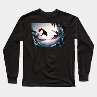 Death and Dream snowball fight Long Sleeve T-Shirt